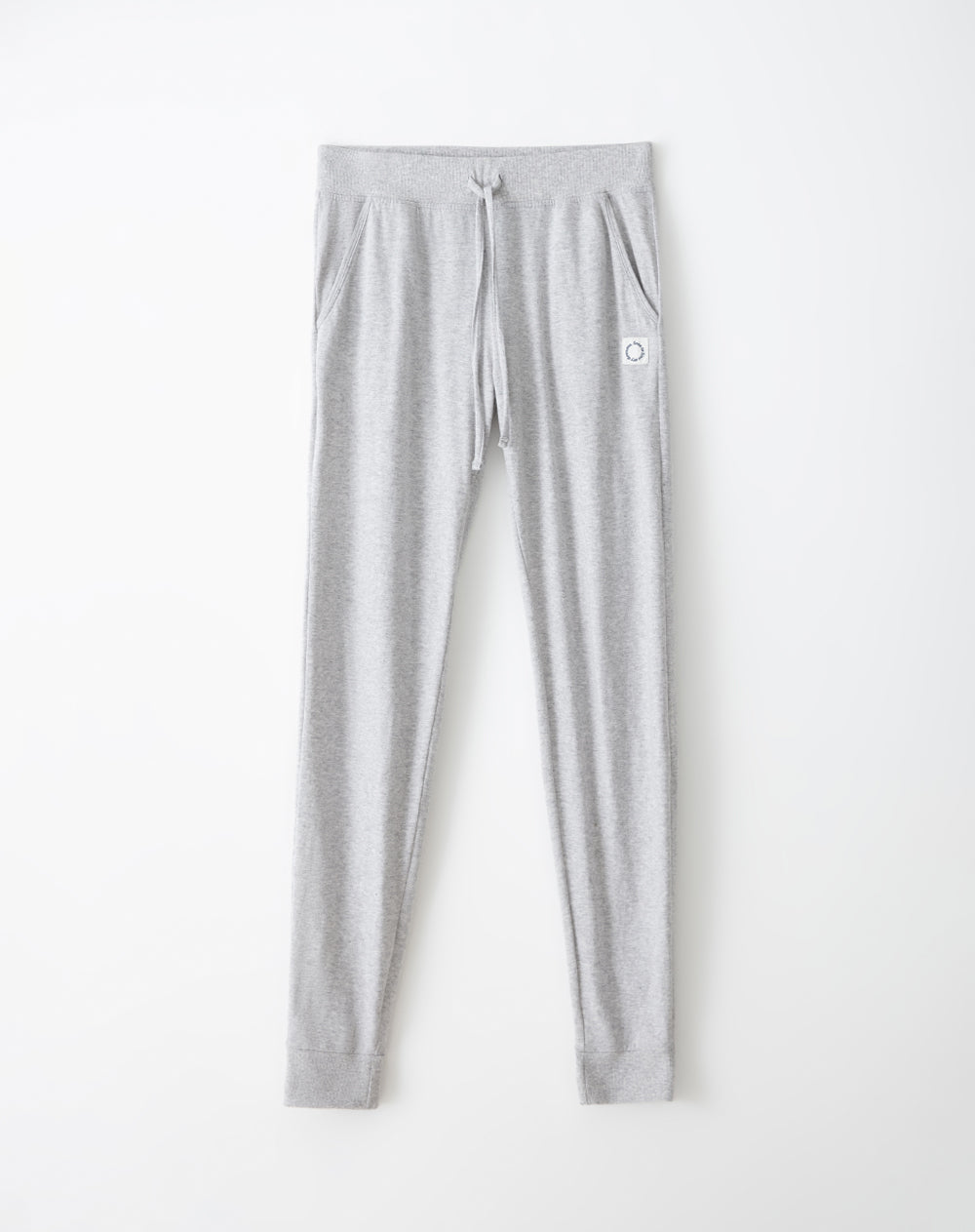 Pantalón Miwi slim fit tiro medio gris jaspe