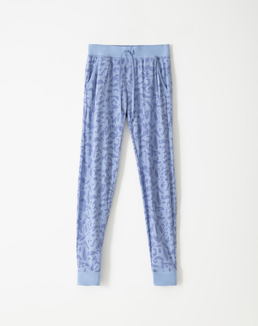 Pantalón Miwi slim fit tiro medio lavanda estampado