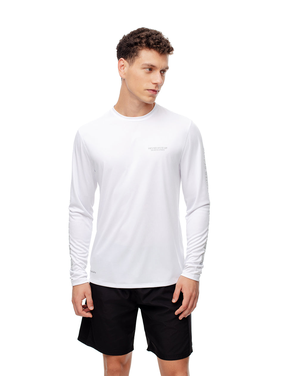 Camibuzo deportivo hombre control humedad blanco
