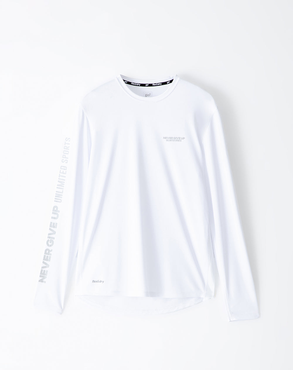 Camibuzo deportivo secado rápido blanco hombre