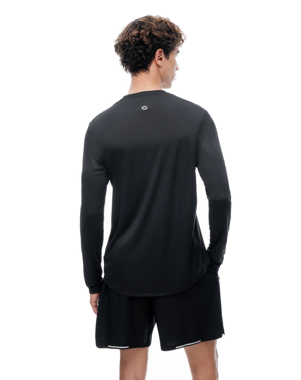 Camibuzo deportivo secado rápido negro hombre