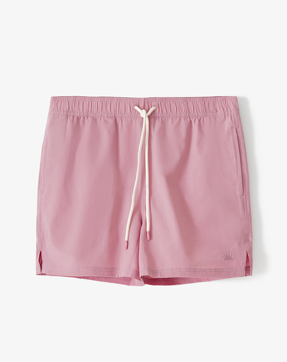 Pantaloneta de baño regular rosado hombre