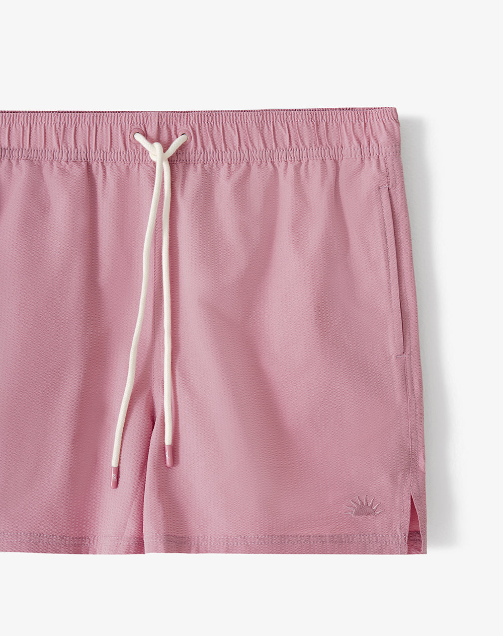 Pantaloneta de baño regular rosado hombre