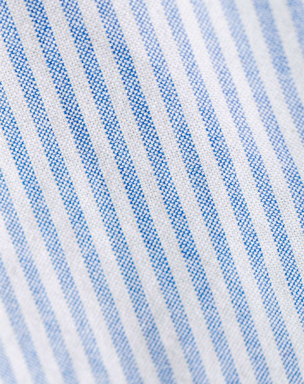 Camisa Modri slim fit manga larga azul con rayas