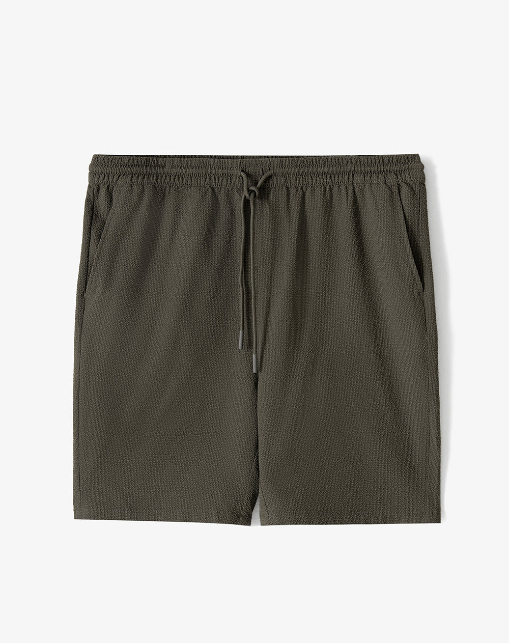 Pantaloneta de baño regular café hombre