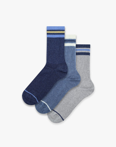 Medias hombre largas pack x3 surtido