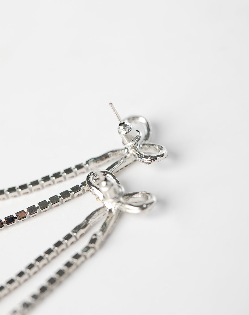 Aretes plateados