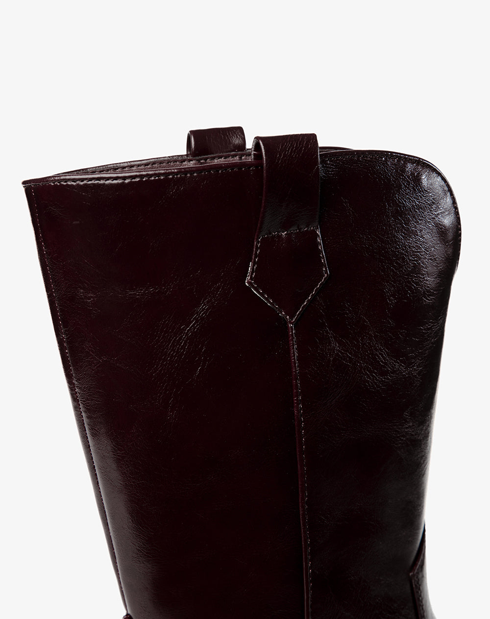 Botas caña alta cafe