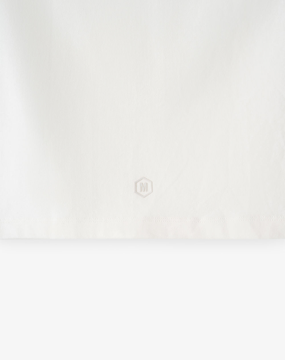 Camiseta slim blanco unisex GEF | MORAT