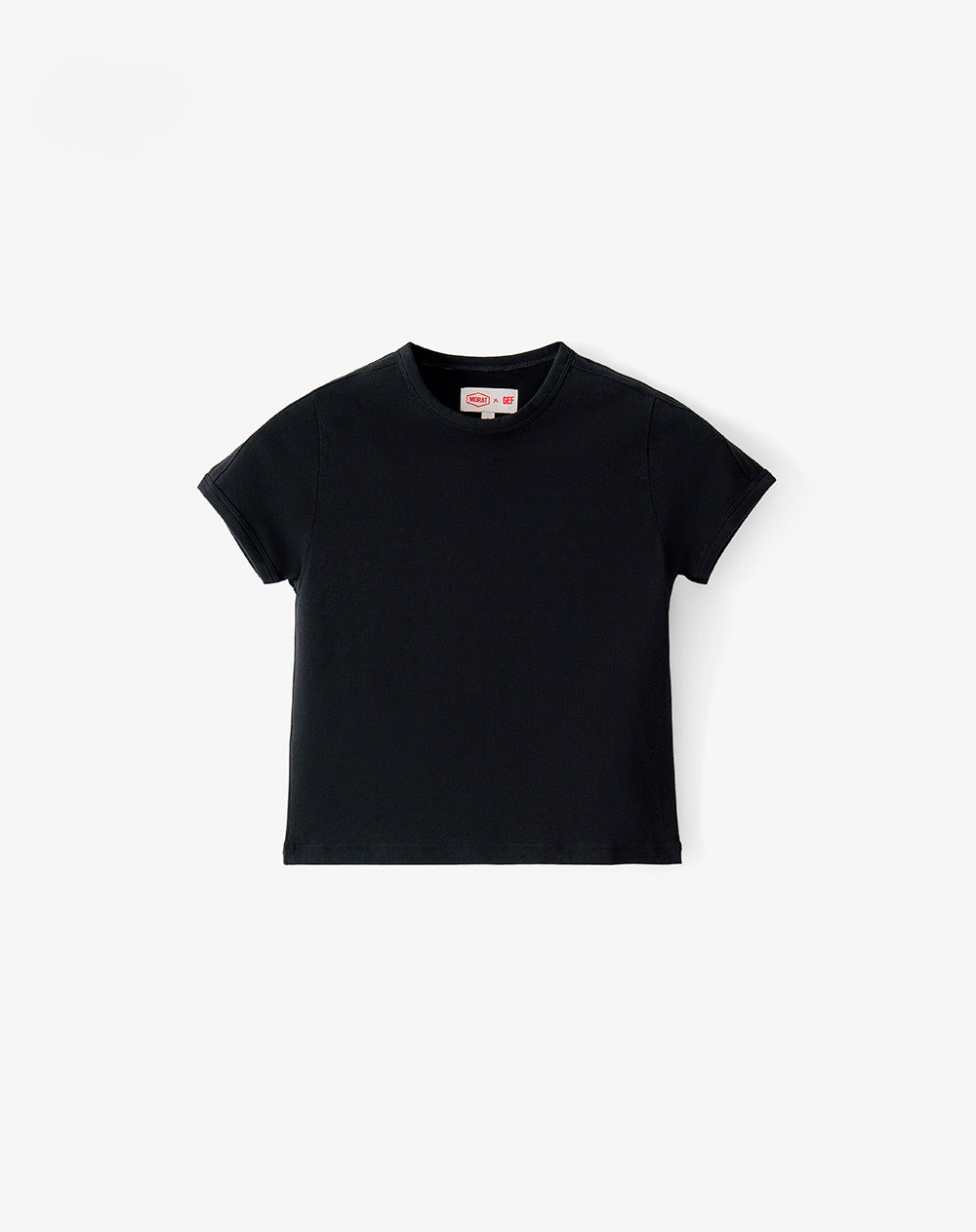 Camiseta slim negra mujer