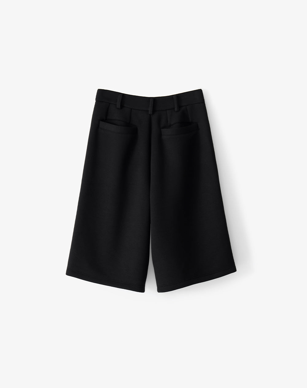 Bermuda tipo jort oversize negro unisex GEF | MORAT
