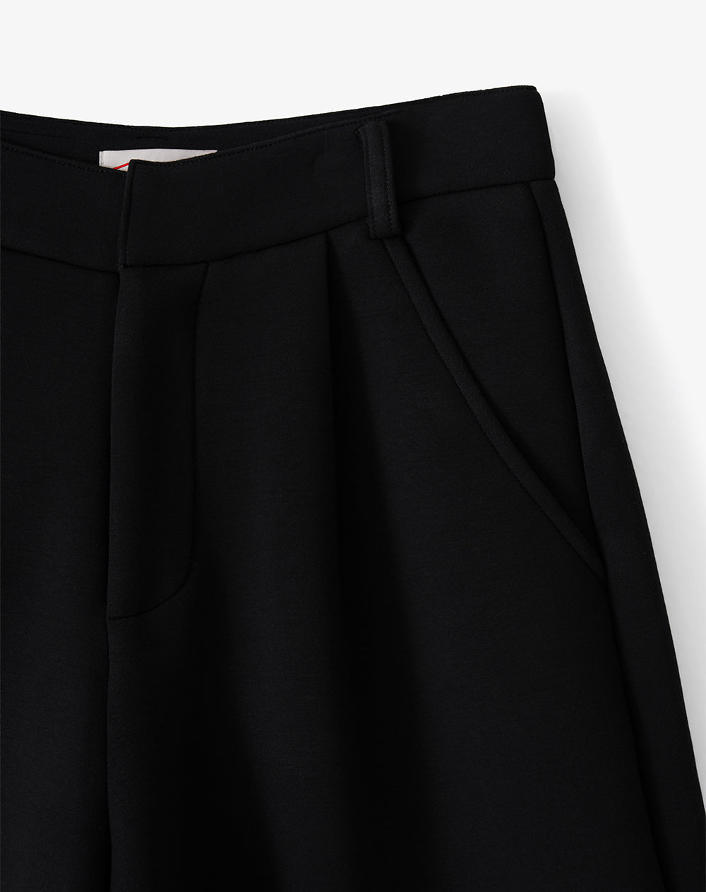 Bermuda tipo jort oversize negro unisex GEF | MORAT