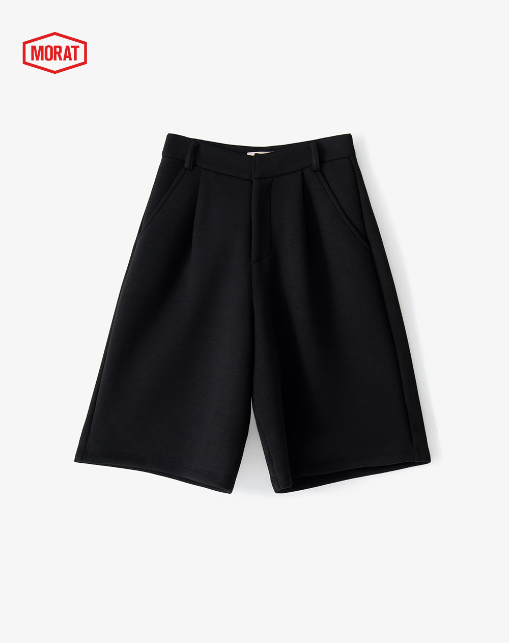 Bermuda tipo jort oversize negro unisex GEF | MORAT