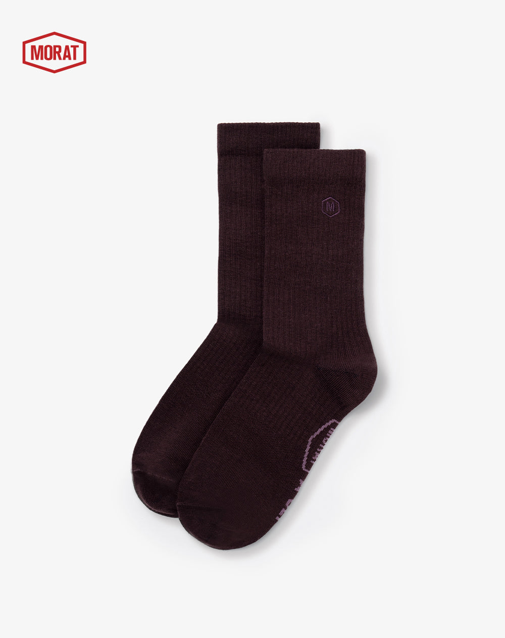 Medias largas vinotinto unisex GEF | MORAT