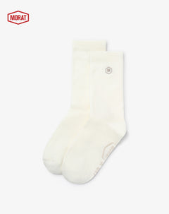 Medias largas blanco unisex GEF | MORAT