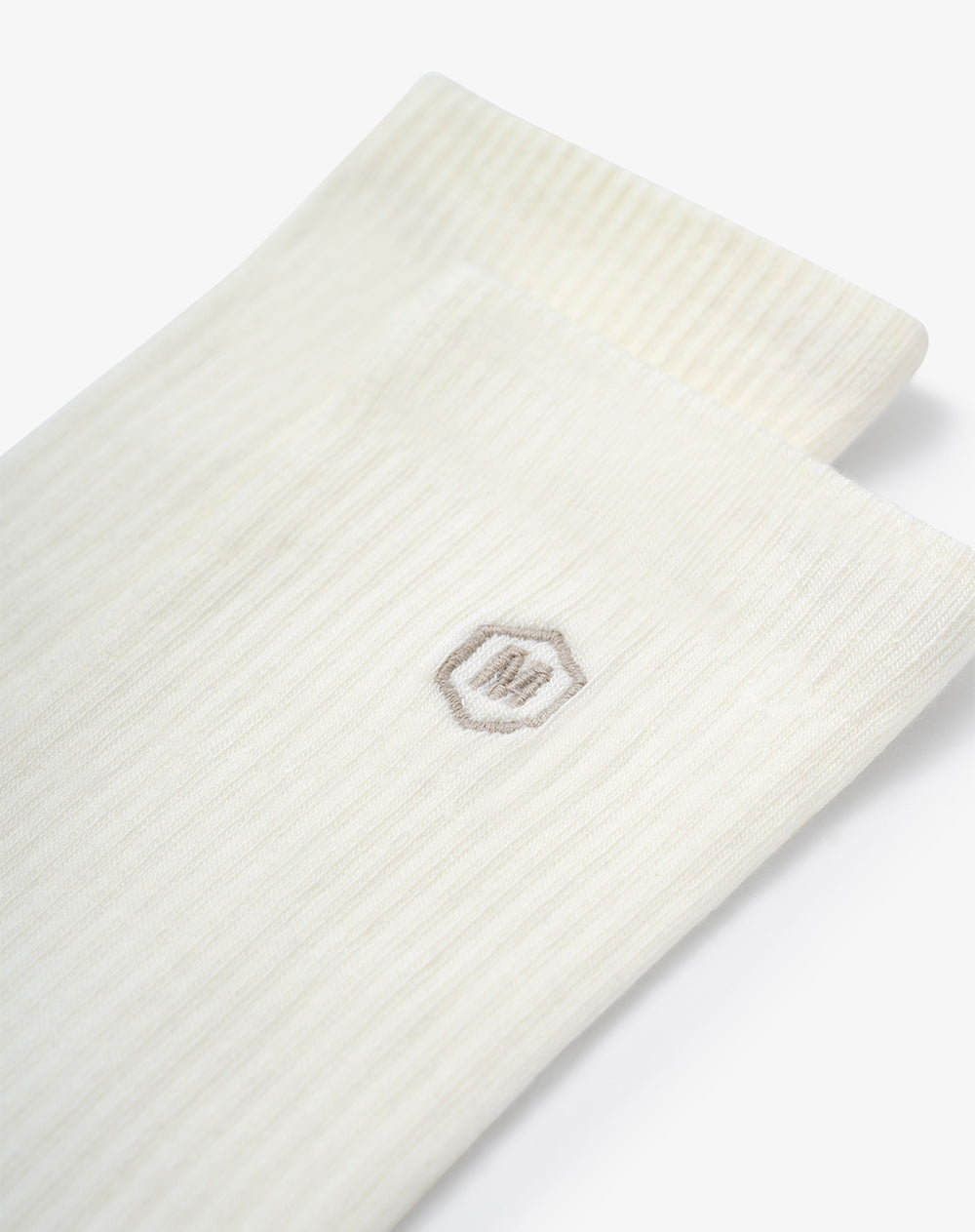 Medias largas blanco unisex GEF | MORAT