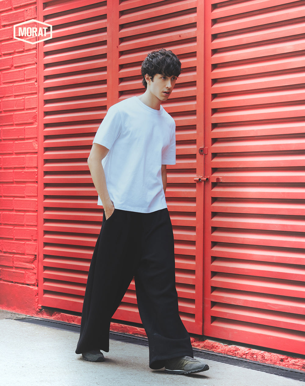 Pantalón oversize negro unisex GEF | MORAT