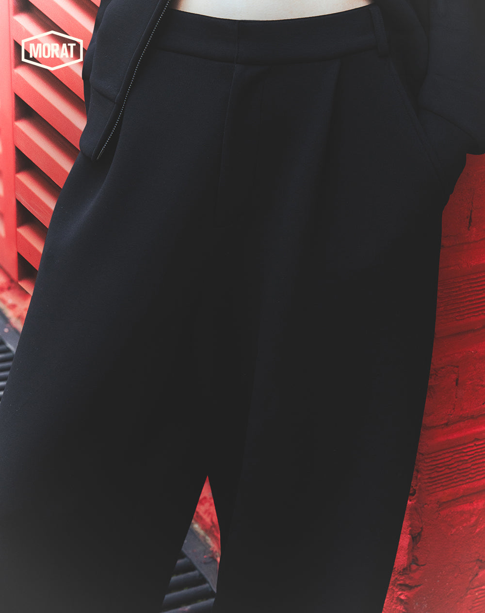 Pantalón oversize negro unisex GEF | MORAT
