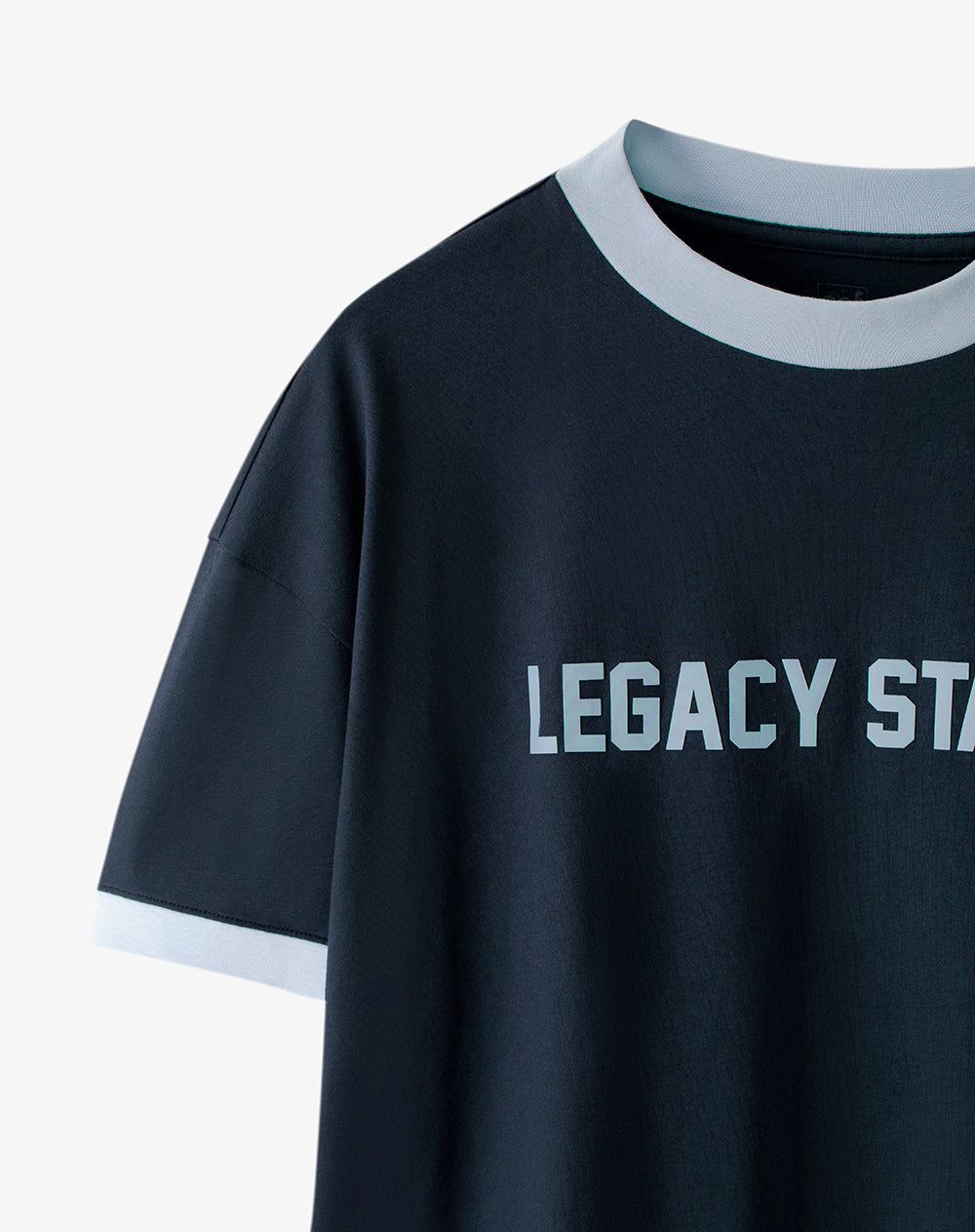 Camiseta regular fit manga corta azul