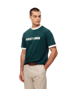 Camiseta regula algodón verde