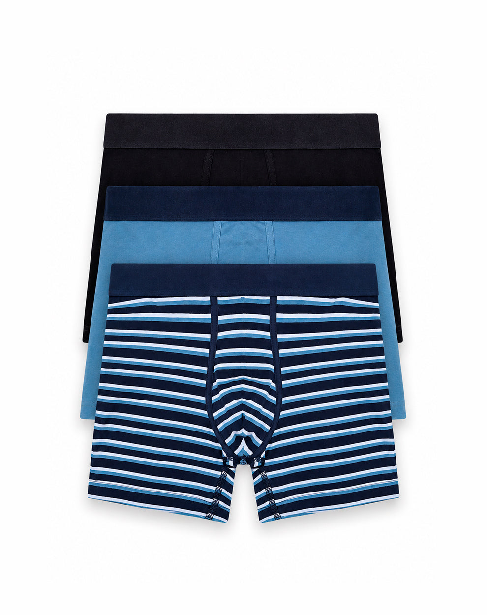 Bóxer medio algodón jersey x3unds surtido hombre