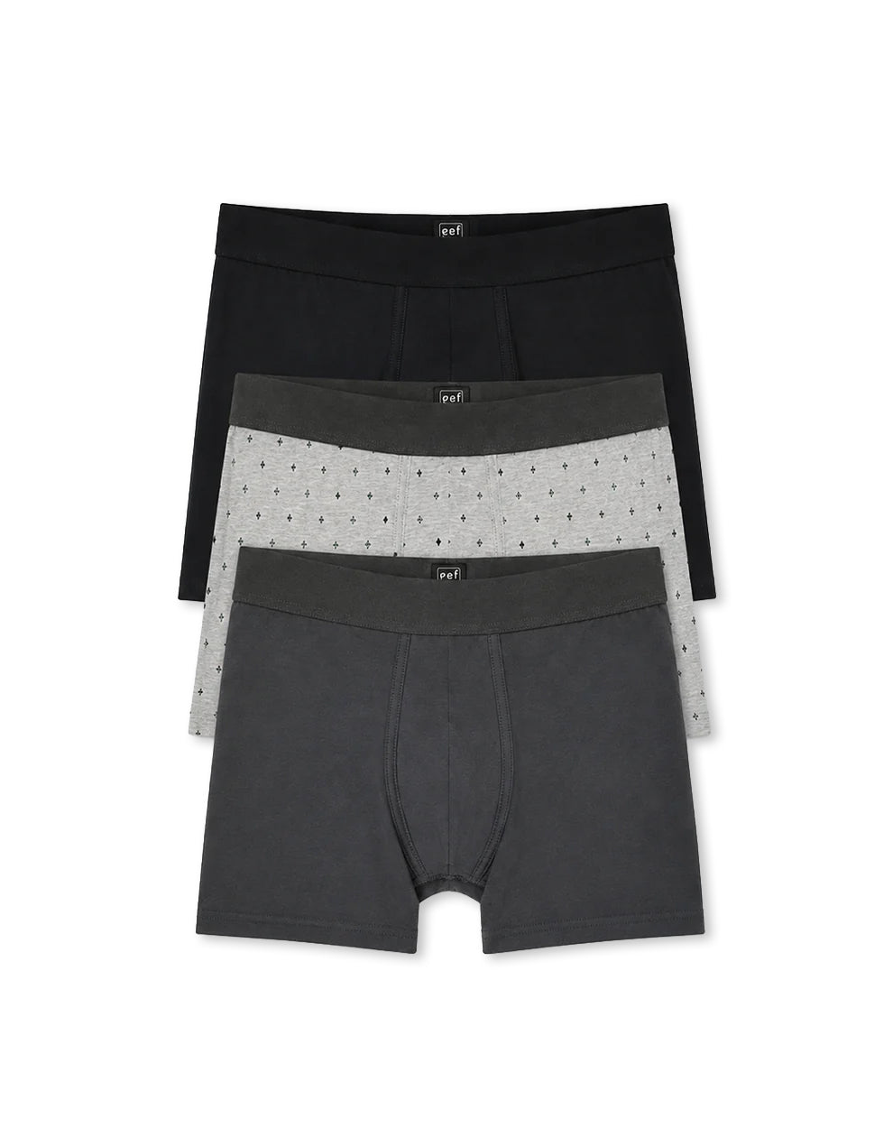 Bóxer medio algodón jersey x3unds surtido hombre