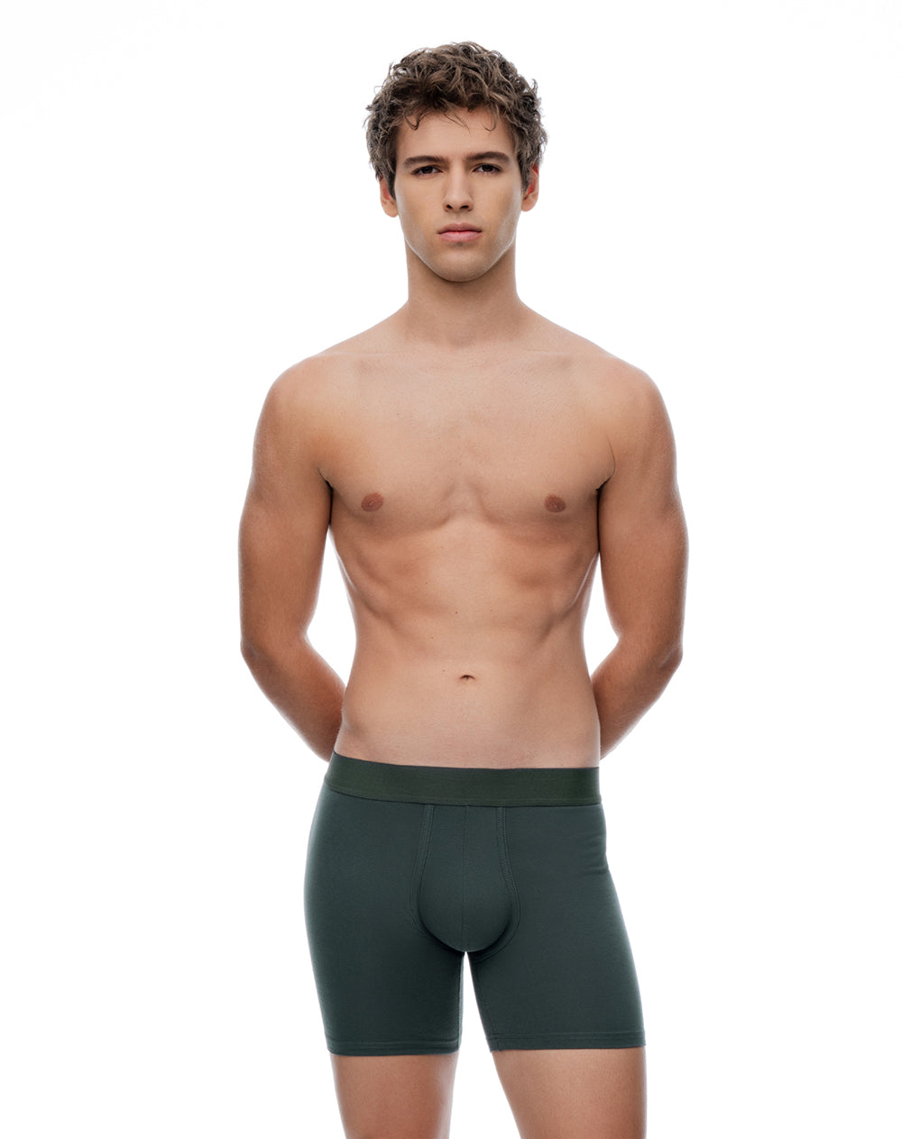 Bóxer medio algodón jersey x3unds surtido hombre