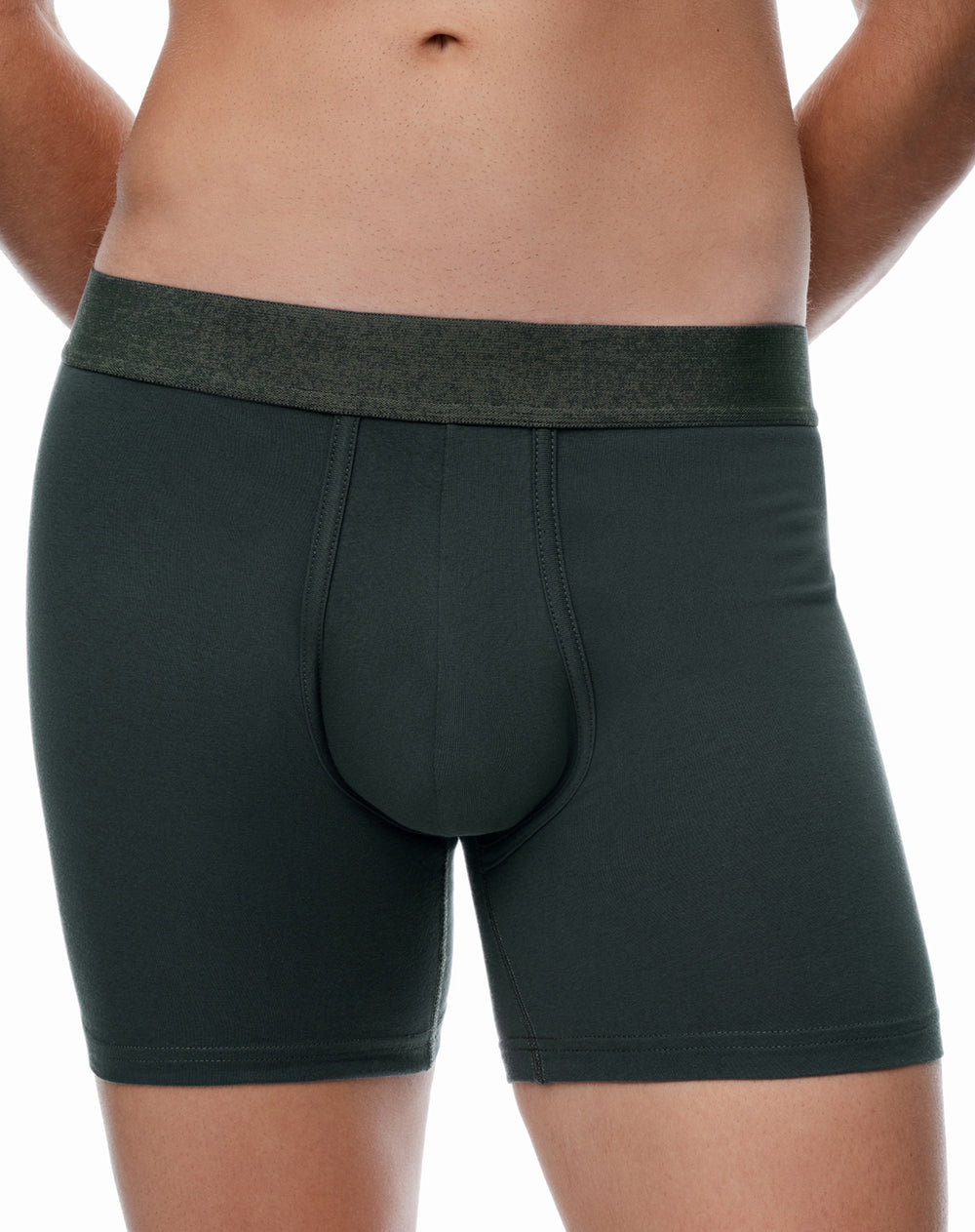 Bóxer medio algodón jersey x3unds surtido hombre
