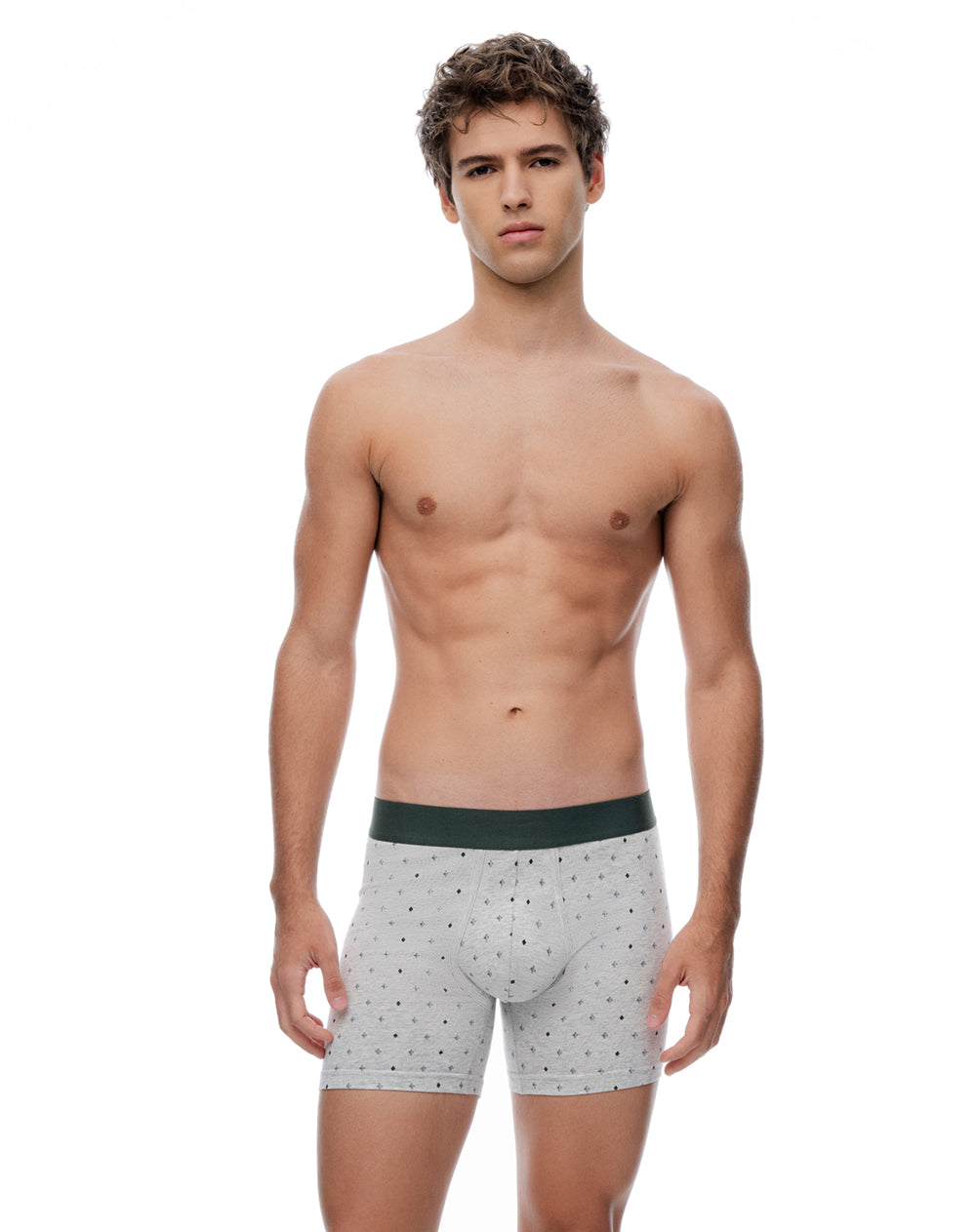 Bóxer medio algodón jersey x3unds surtido hombre