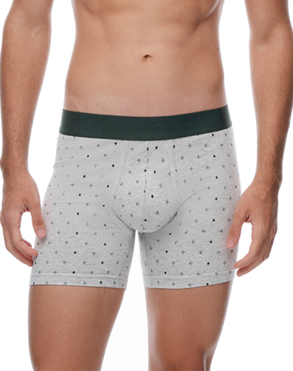 Bóxer medio algodón jersey x3unds surtido hombre
