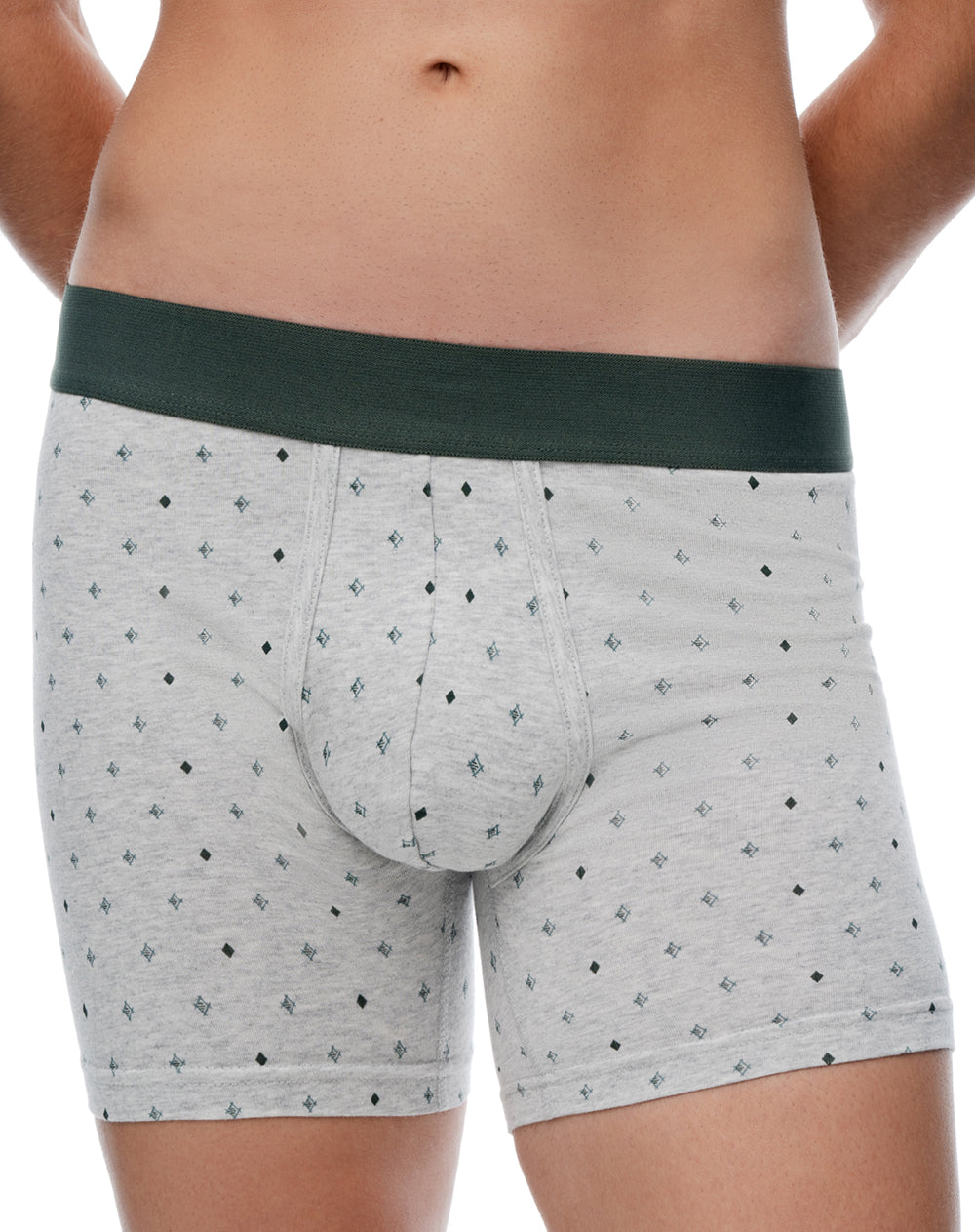 Bóxer medio algodón jersey x3unds surtido hombre