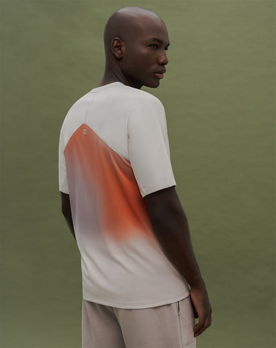 Camiseta deportiva secado rápido habano hombre