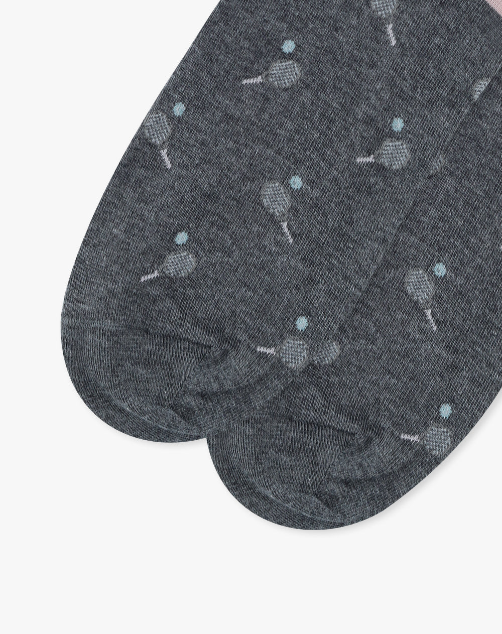 Medias hombre largas grises dibujo