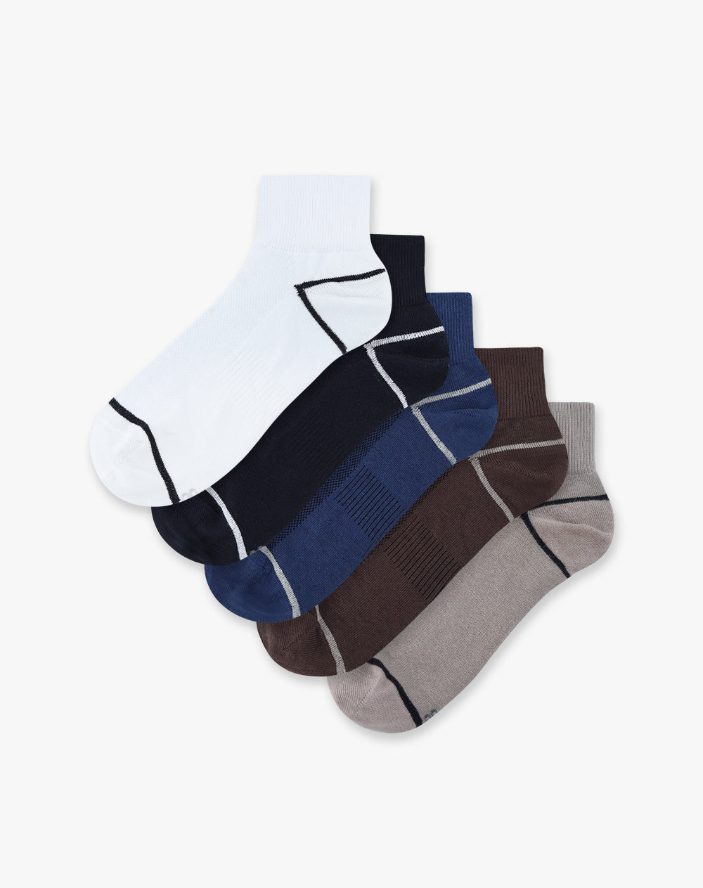 5 pares de medias cortas surtido
