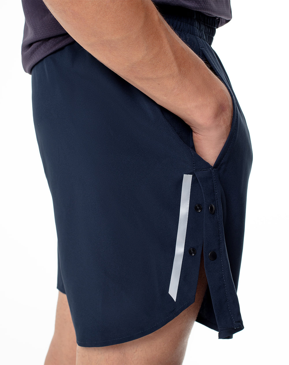 Pantaloneta azul bloques