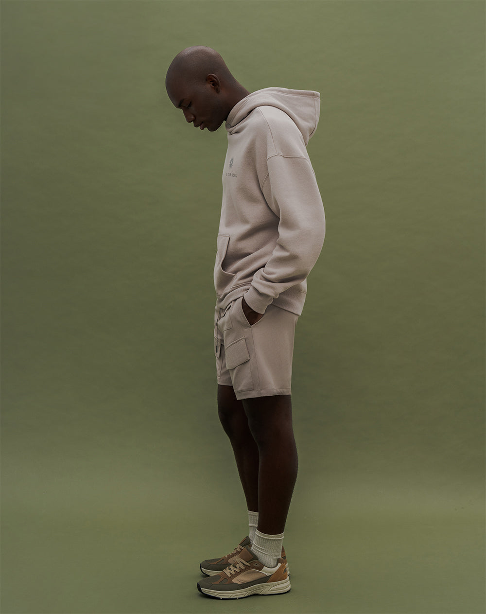 Pantaloneta taupe