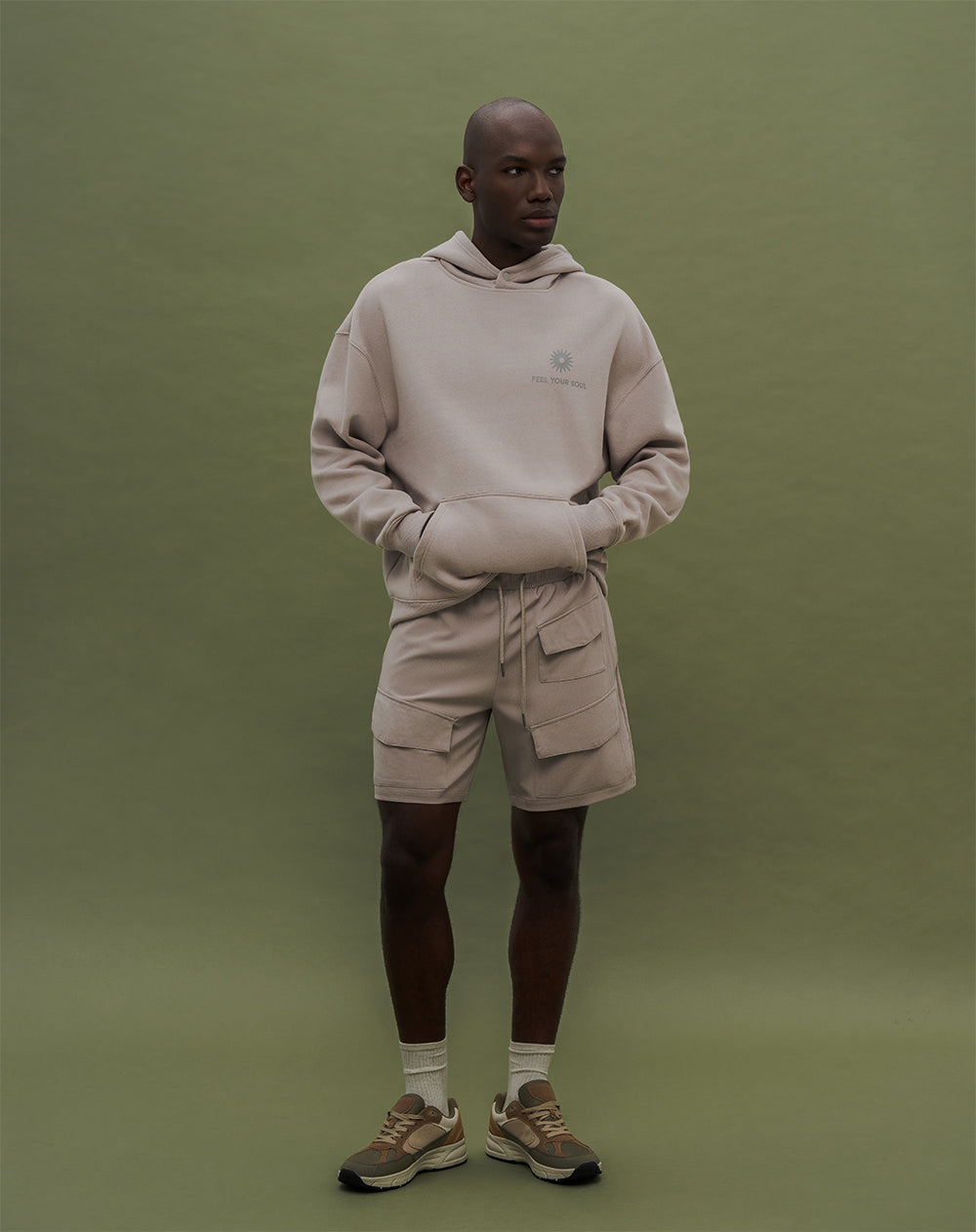 Pantaloneta taupe