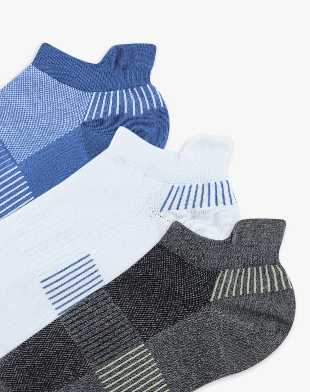 3 pares de medias tobilleras surtido