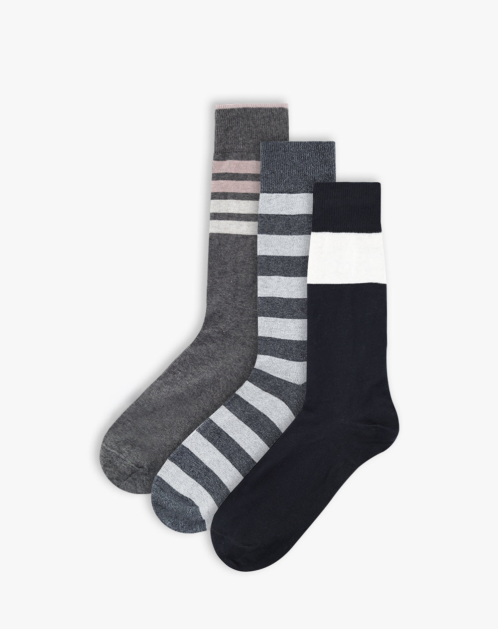 3 pares de medias largas surtido