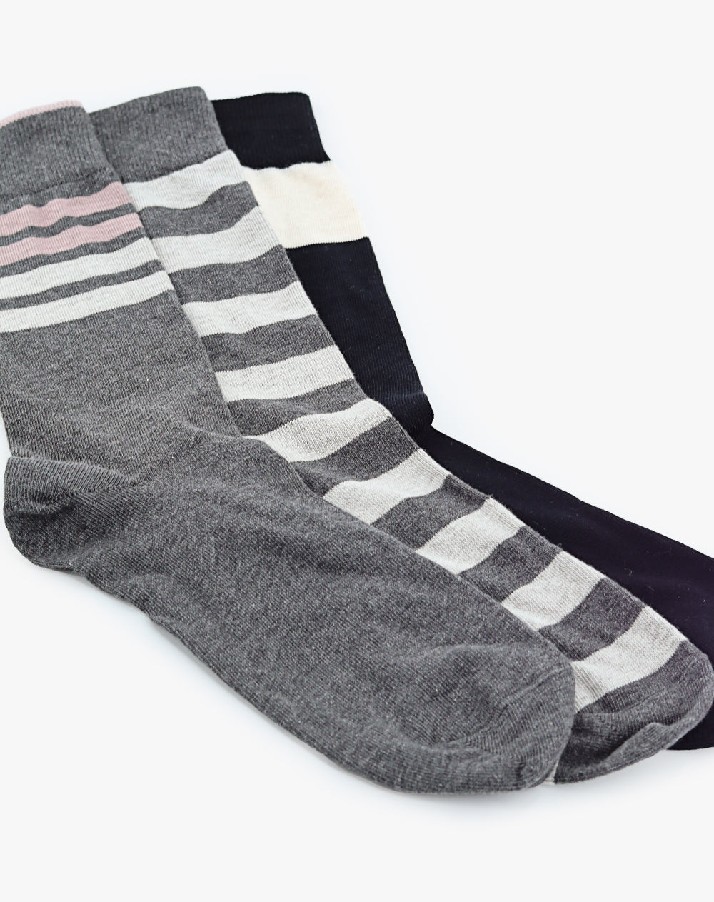 3 pares de medias largas surtido