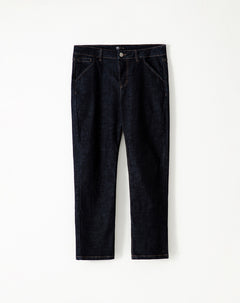 Jean regular fit tiro medio indigo oscuro