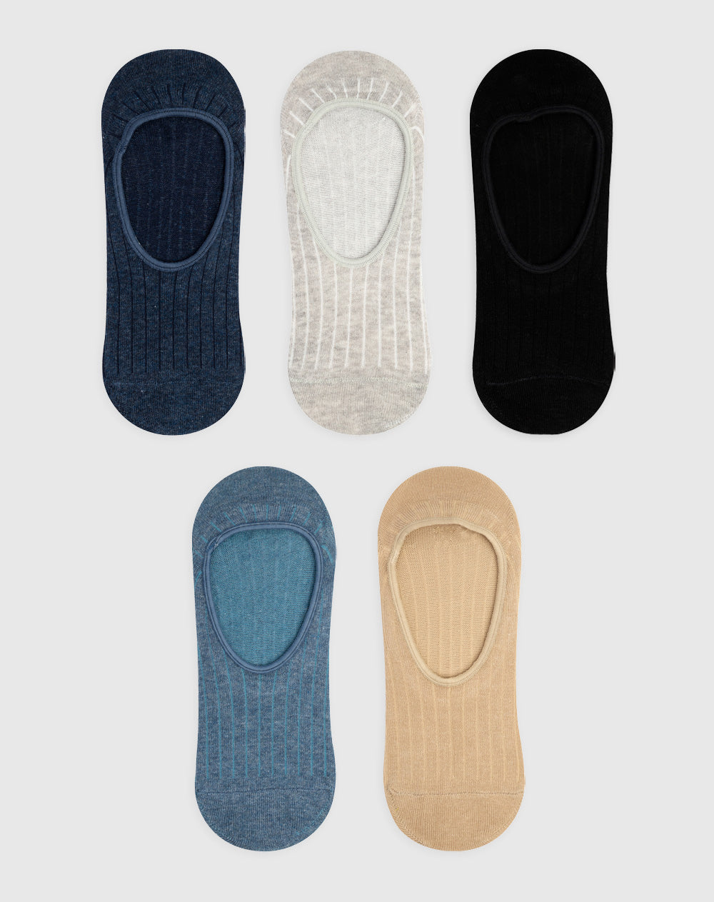 Medias para hombre baleta algodón pack x5unds surtidas