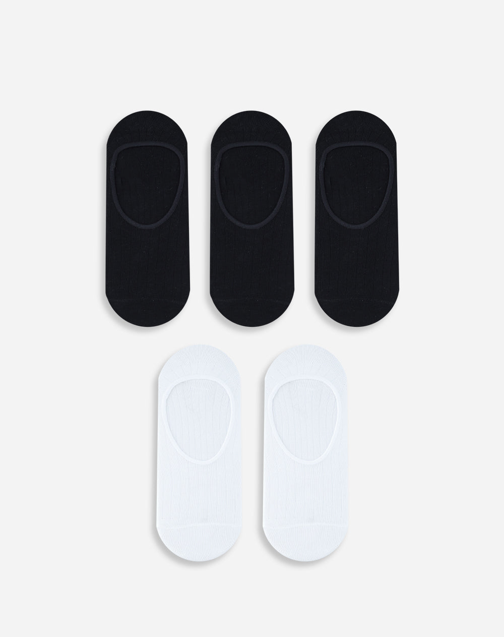 5 pares de medias baletas surtido