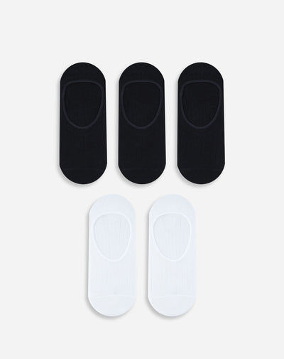 5 pares de medias baletas surtido