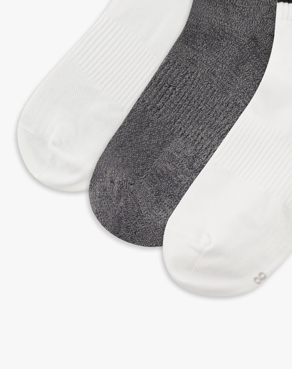 Medias hombre tobilleras pack x3 surtido