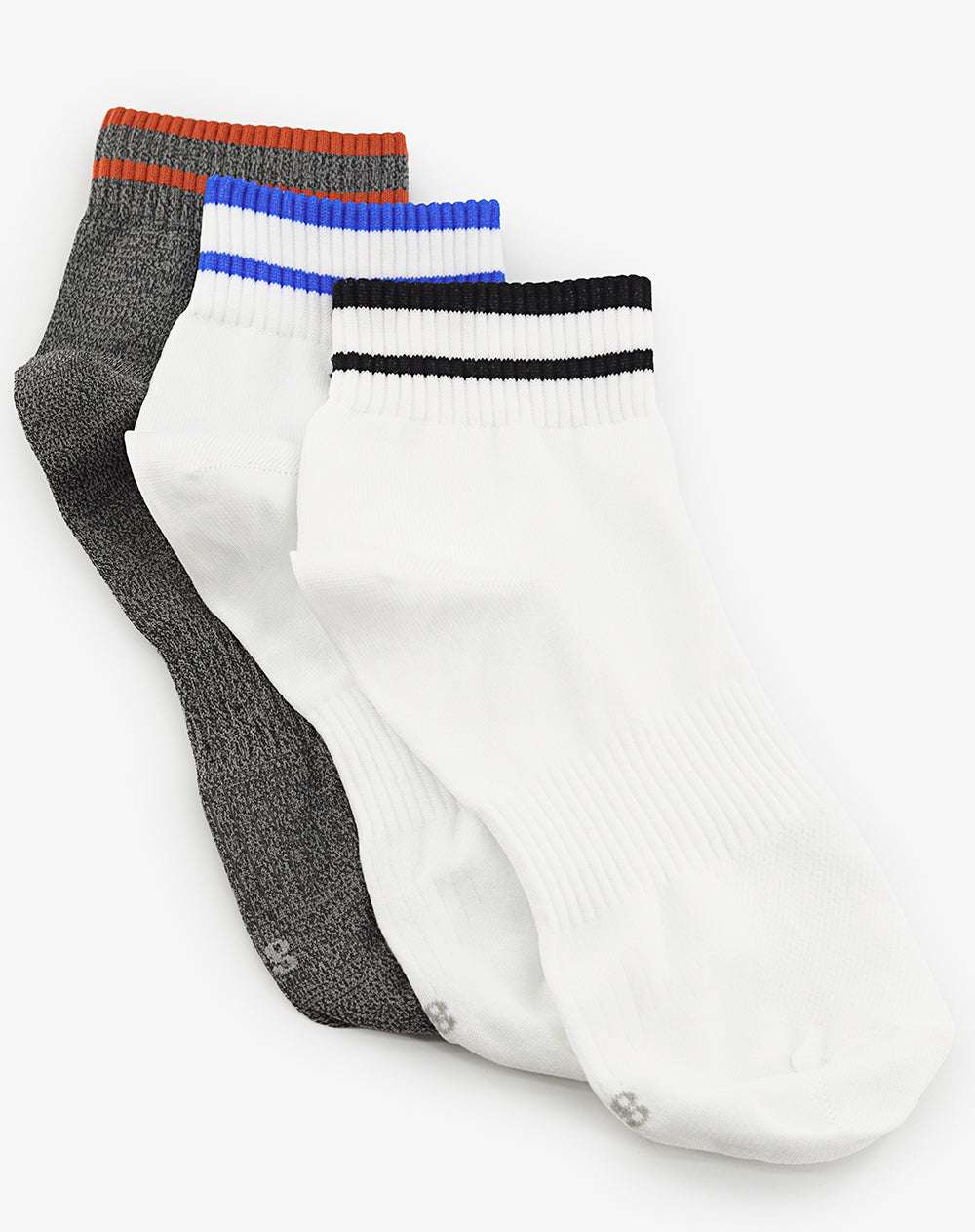 Medias hombre tobilleras pack x3 surtido