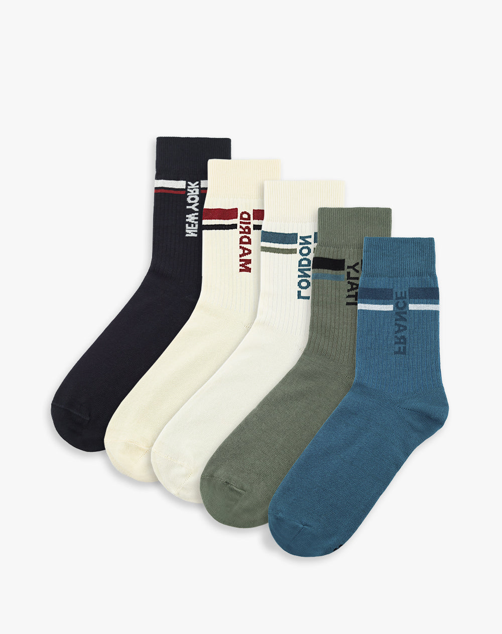 5 pares de medias cortas surtido hombre