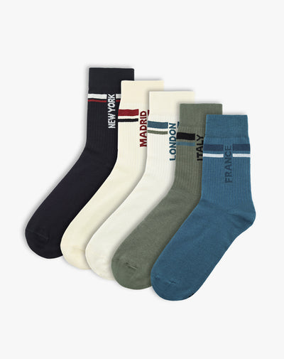5 pares de medias cortas surtido hombre