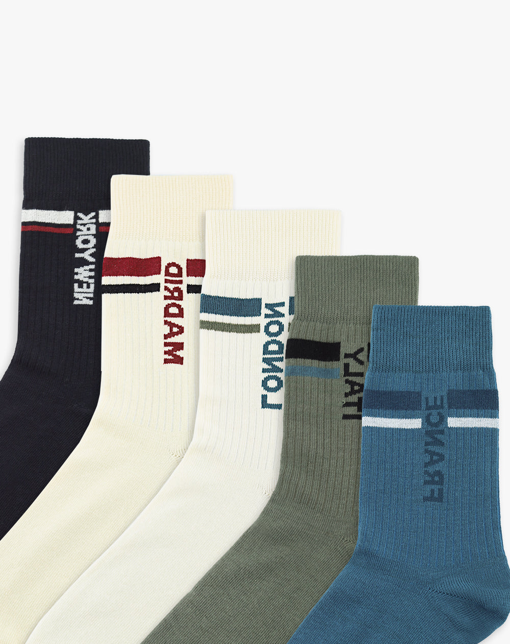 5 pares de medias cortas surtido hombre