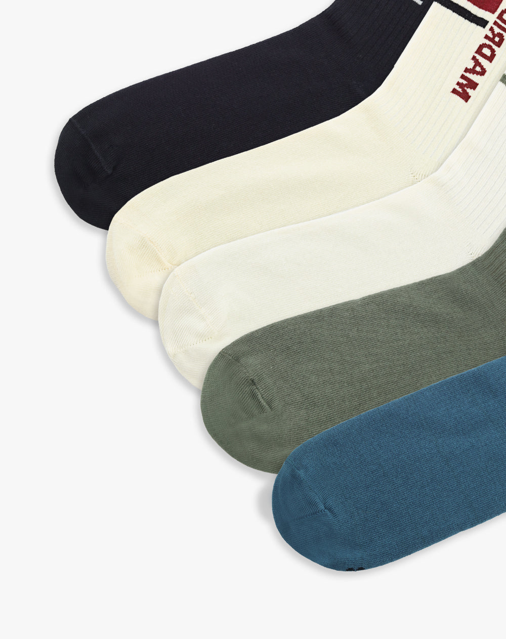 5 pares de medias cortas surtido hombre